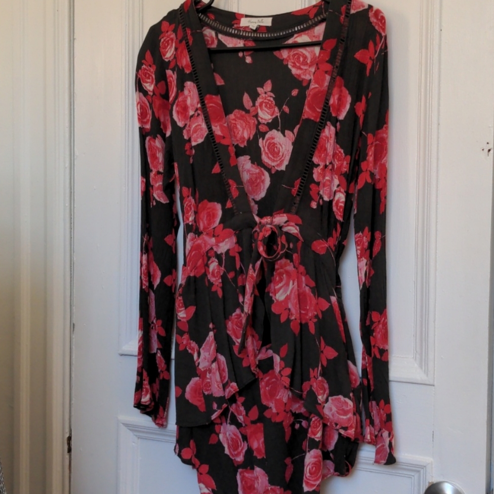 Summer Nights Rose romper